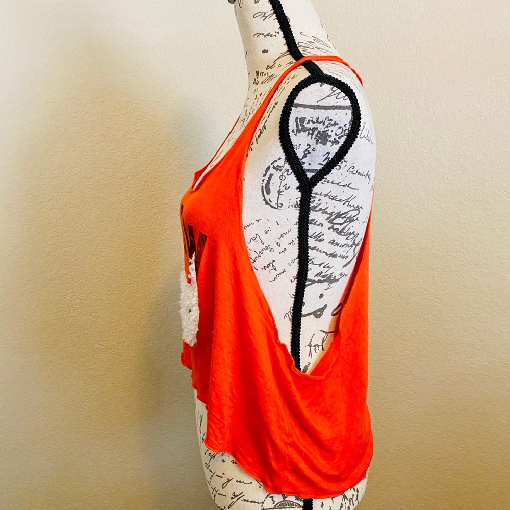 MEOW Cropped Muscle Tank - Picture 2 of 5